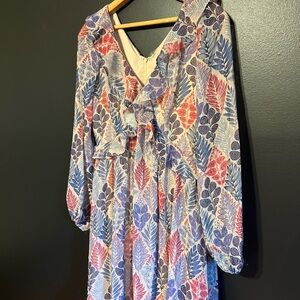 Greylin Kenzie Ruffle Maxi Dress